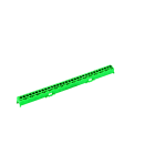 Schneider Electric - IP2 deksel for 16, 22 og 32 hulls koblingsklemme - grønn
