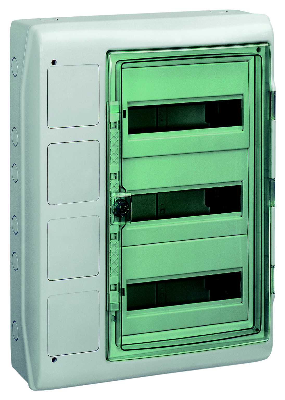 Schneider Electric - Kaedra med sidefelt - 3 x 12 moduler - 2 rekkeklemmer