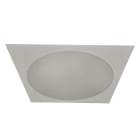 Unilamp - SQUARE DEKORPLATE Ø500MM HVIT 600X600