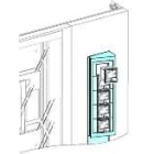 Schneider Electric - 3928 SKRÅSTILLT PANEL FOR INSTRM. G