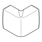 Maxeta - Keva 22X12 Polarhvit, Utvendig Hjørne 