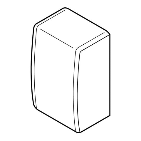Maxeta - Keva 22X12 Polarhvit, Endestykke