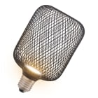 Ledvance - LED CAGE SQUARE FLATLAMP Ø100 DIM 300lm 827 E27 SORT