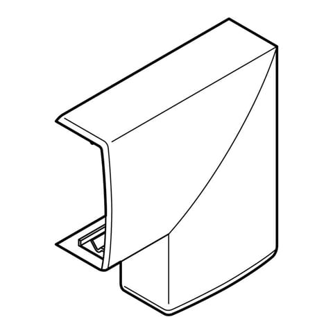Maxeta - Keva 22X12 Polarhvit, Flatvinkel