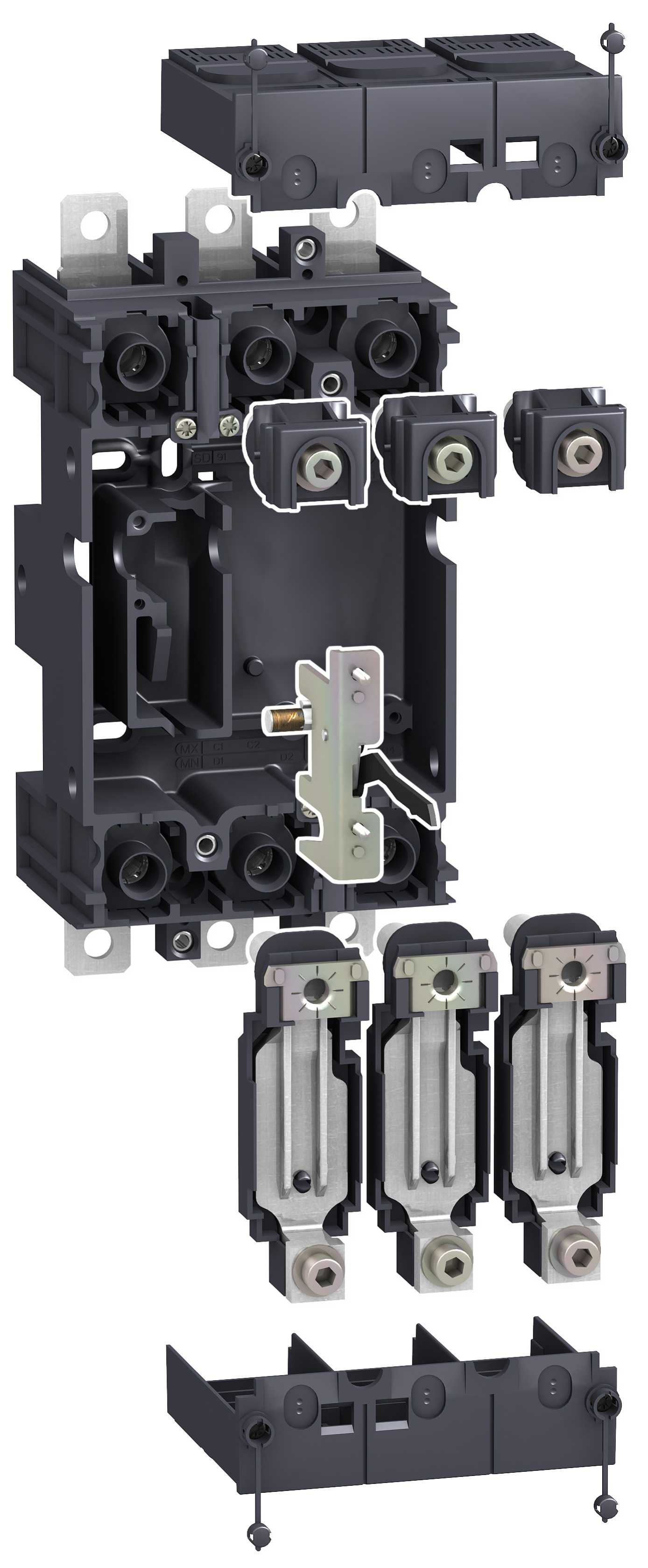 Schneider Electric - LV429291 Pl sett 3P Vigi NSX100-250