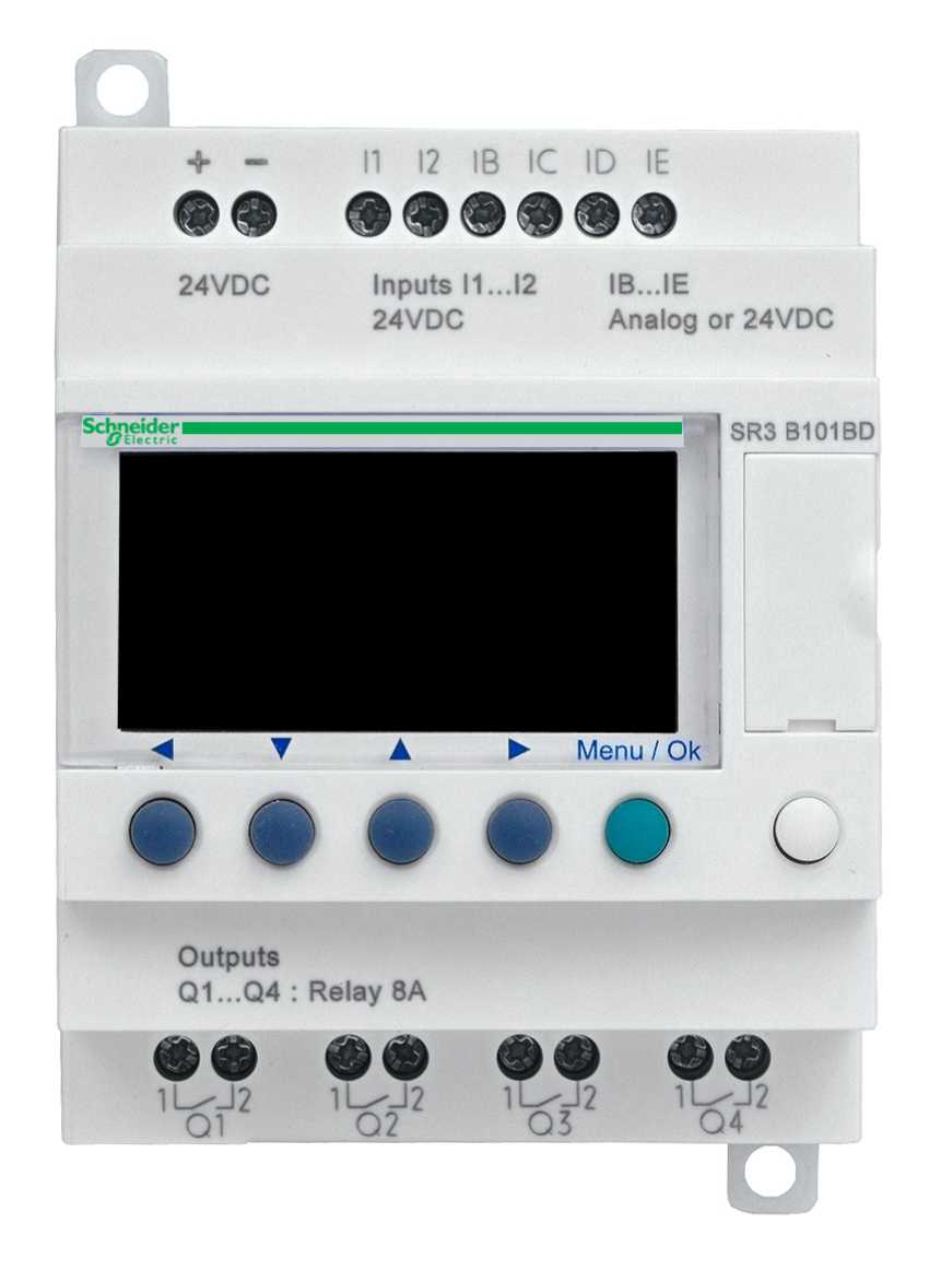 Schneider Electric - SR3B102BD Zelio 6/4 I/O trns m/ur 24VDC