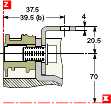 Schneider Electric - LV429261 3stk 90° faneforlengere <=250A
