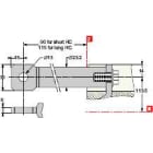 Schneider Electric - LV432475 2 korte baksidetilk. 400/630A