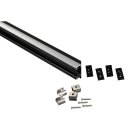Aneta Lighting - SCANSTRIP INDIRECT SORT ALUPROFIL 2-VEIS 48,5x17,7mm