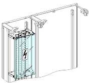 Schneider Electric - Avdekning-trappet samleskinne LVS04197