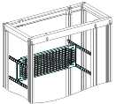 Schneider Electric - Montasjeplate-hullet-4M  Pris LVS03571