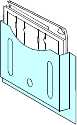 Schneider Electric - Tegningsholder RAL9003-Prisma LVS08963