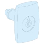 Schneider Electric - 8936 HANDTAK M/LÅS F.IP55<27MOD M/N
