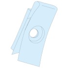 Schneider Electric - 3182 20stk KLIPS MUTTERE M6 HULLET PLA