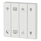 Eaton Electric - CWIZ-04/k8 4-felt vippe Signalhvit Natt/