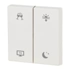 Eaton Electric - CWIZ-02/d7 Dobbel vippe Alpinhvit Middag