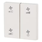 Eaton Electric - CWIZ-02/68 Dobbel vippe Signalhvit - Ven