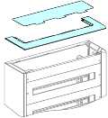 Schneider Electric - Flensplate-tett-Metall Prisma LVS08879