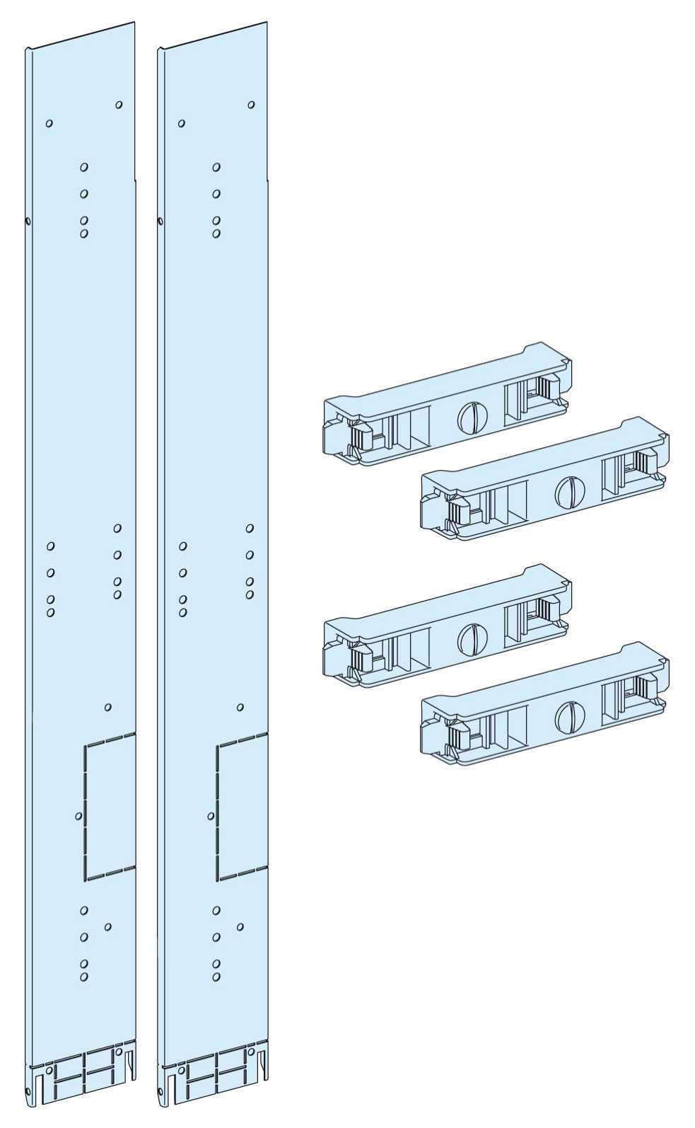 Schneider Electric - 04921 F2 FRONT/BAK AVDEKNING  PRISMA P AVD. SAMLESKINNE