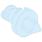 Schneider Electric - 8949 TREKANT INNSATS 8MM G/P