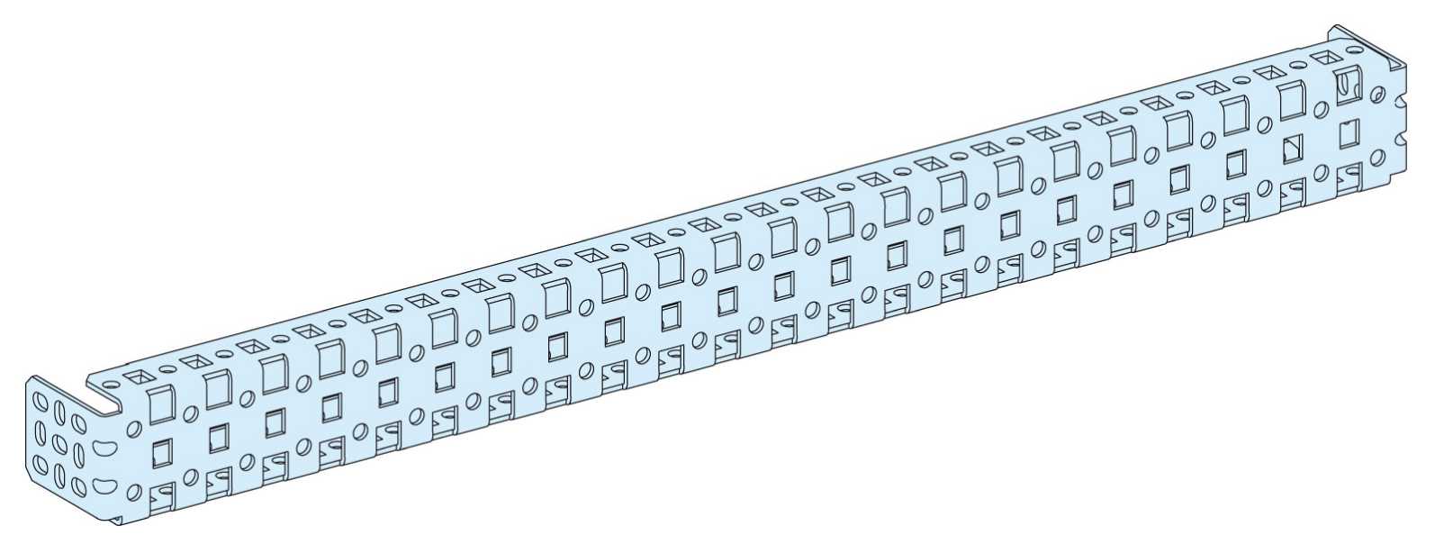 Schneider Electric - 3587 2 STK FESTEJERN BREDDE 650 MM