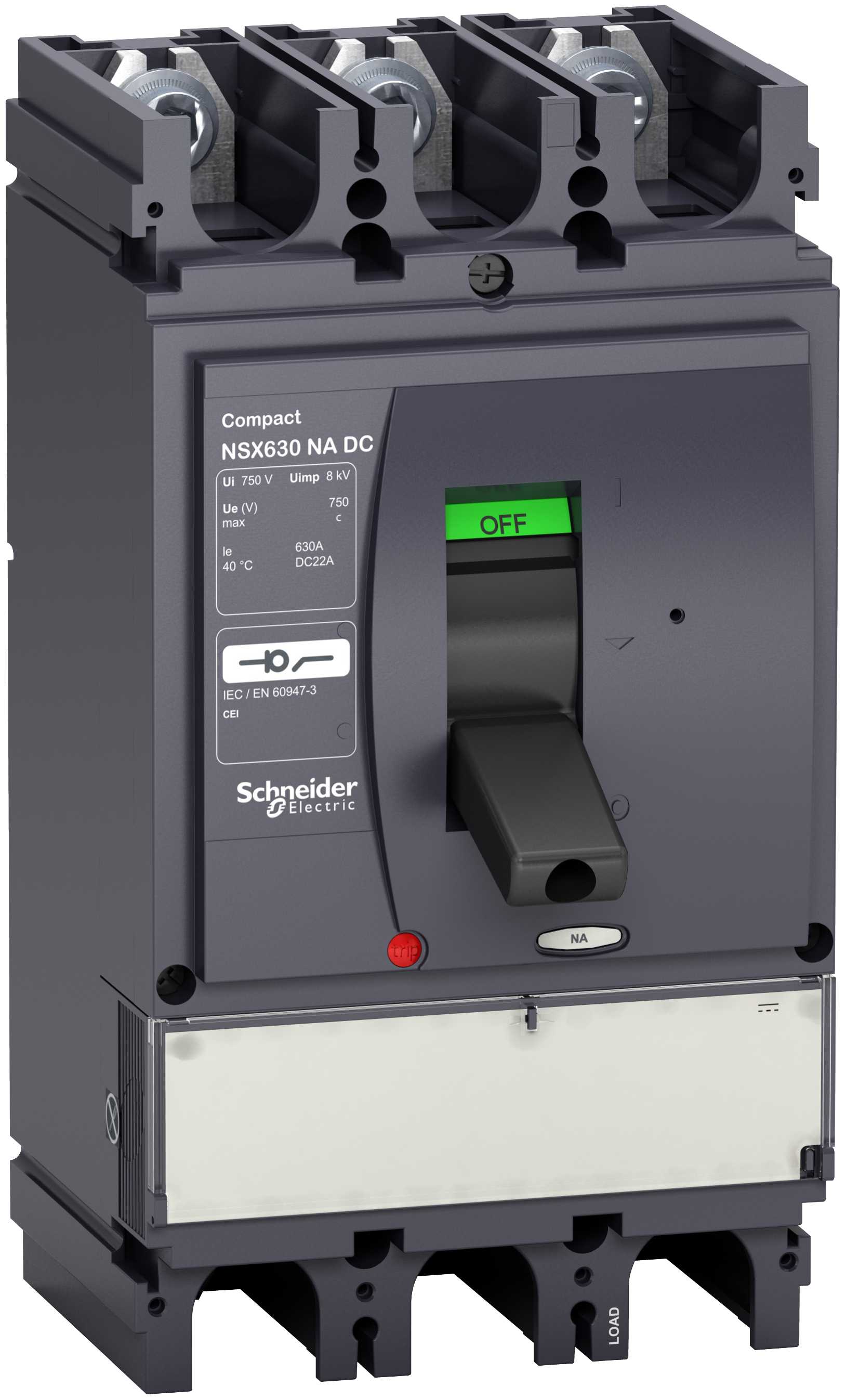 Schneider Electric - Lastbryter NSX400 NA DC 3p