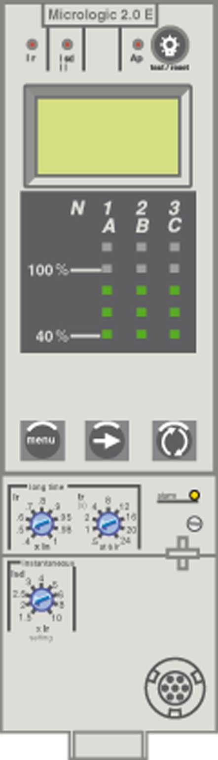 Merlin Gerin - 47280 Micrologic 2.0E for NT/NW fast
