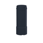 Schneider Electric - Ø60 mm base og deksel for XVU lyskolonne i sort farge 100-240VAC