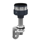 Schneider Electric - Ø60 mm festeplate for XVU lyskolonne i sort farge med 100 mm søyle og L-beslag