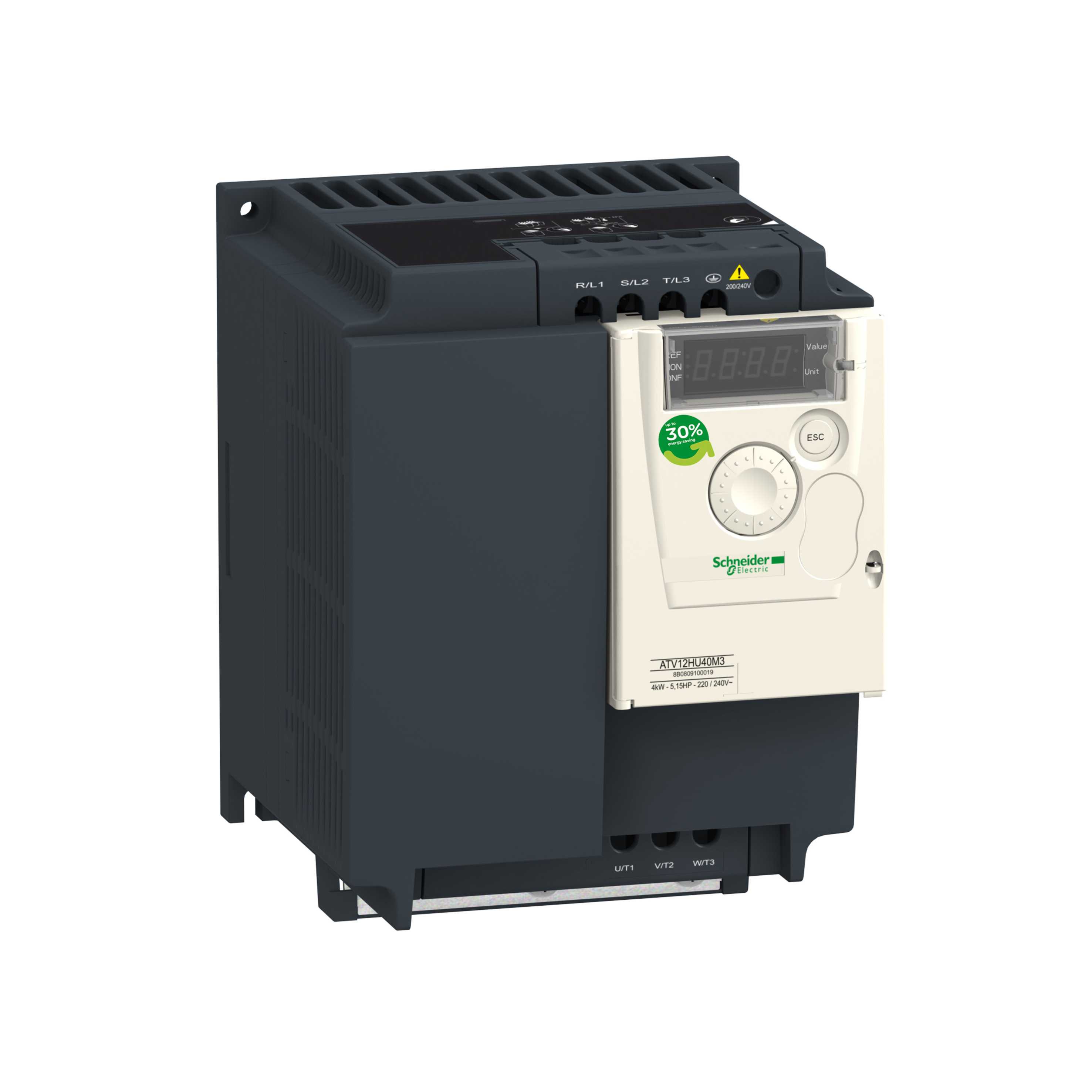 Schneider Electric - ATV12 0,75kW 240V 3-fas u/heatsink