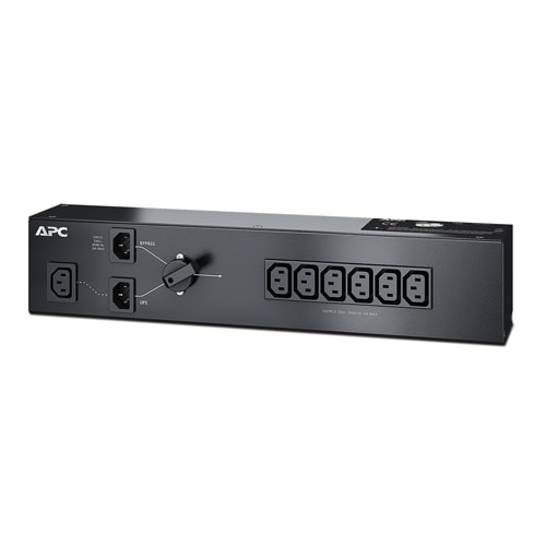 Schneider Electric - APC/Easy bypasspanel - 10A, 230V, Rack 2U, for 1-1,5kVA, in: 1x C14, ut: 6x C13