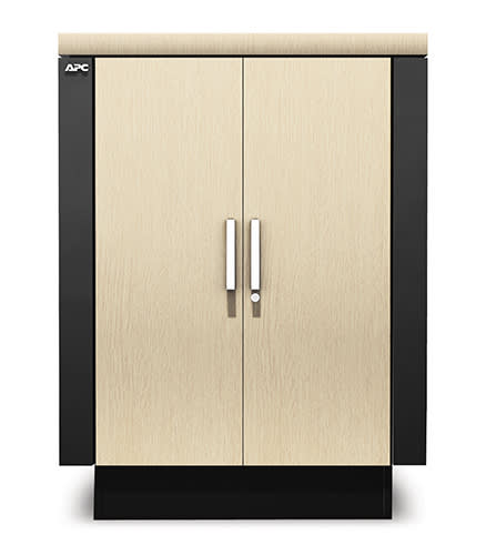 APC by Schneider Electric - NetShelter CX 18U Secure Sound