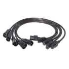 APC by Schneider Electric - Power Cord Kit (5 ea), C13 to 