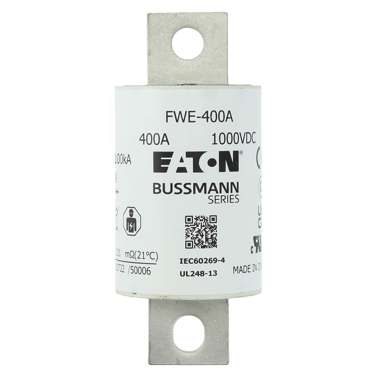 Eaton Electric - 1000Vdc IEC/UL 400A aR 50mm R 1000Vdc IEC/UL 400A aR 50mm R