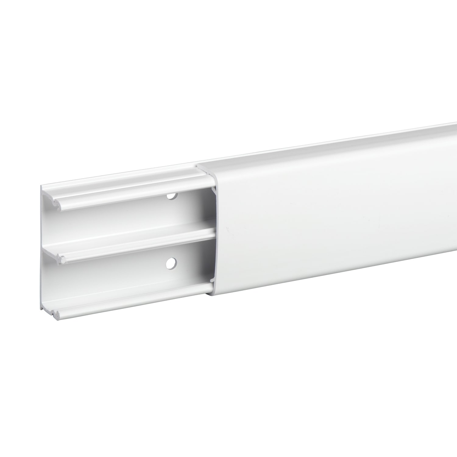 Schneider Electric - OptiLine Minikanal 18x45mm, 2 Rom, PVC, Renhvit
