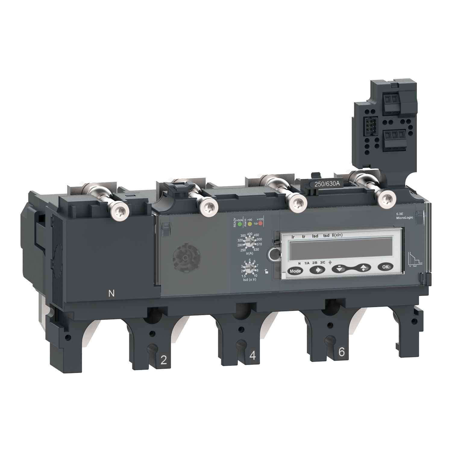Schneider Electric - Elektronisk vern med energimåling for ComPacT NSX400/630-Micrologic 5.3 E 4P 400A