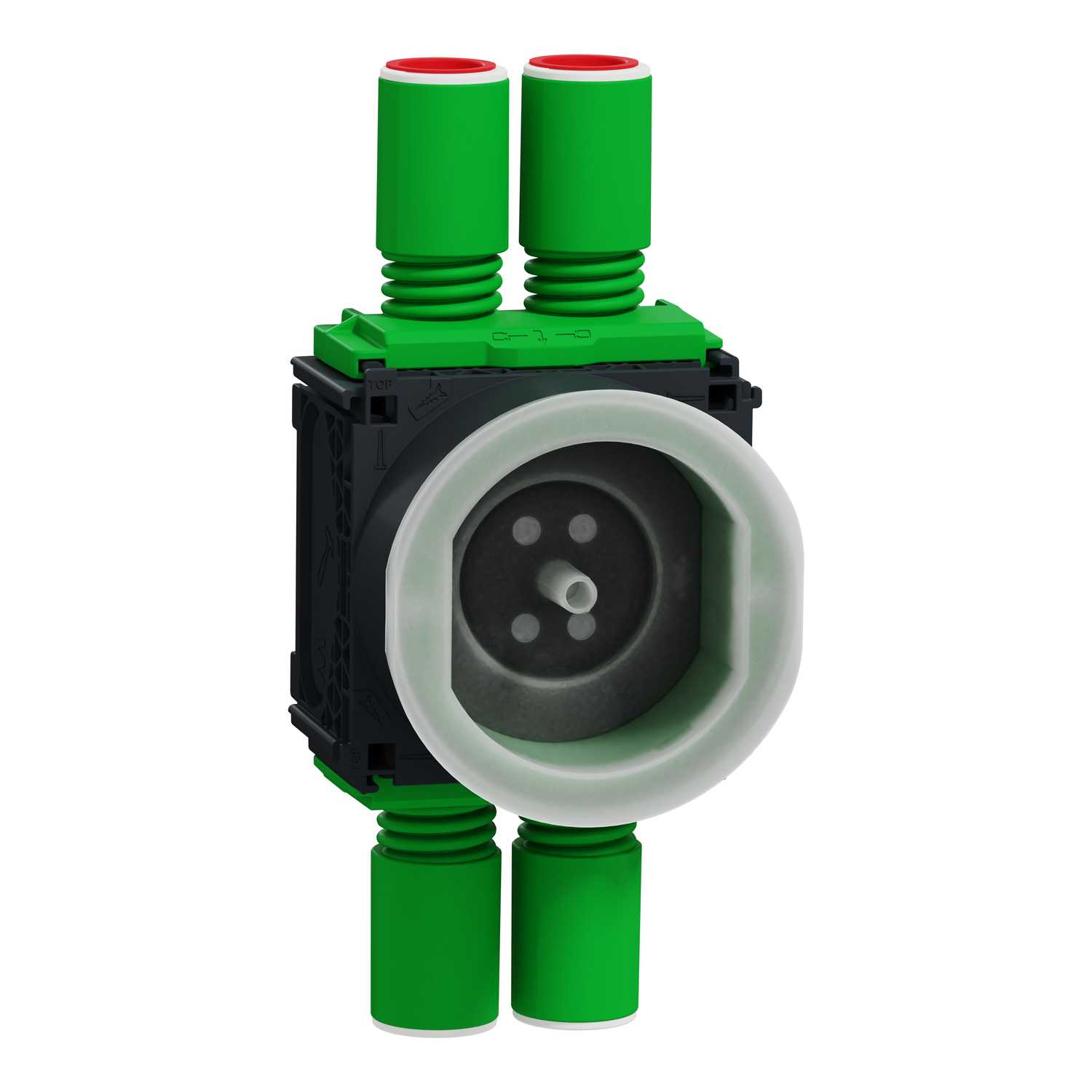 Schneider Electric - Støpeboks 1M 44mm 4 flex rør