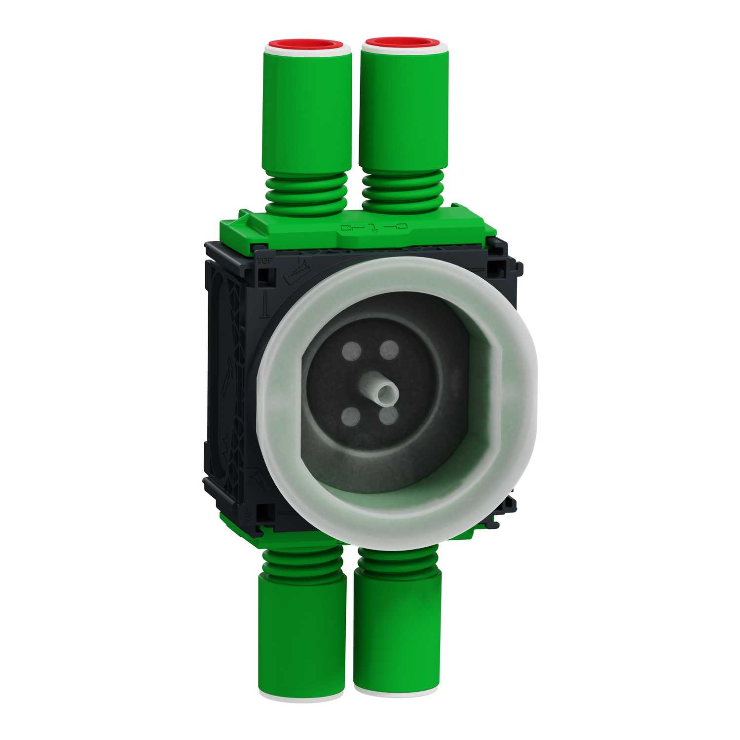 Schneider Electric - Støpeboks 1M 32mm 4 flex rør