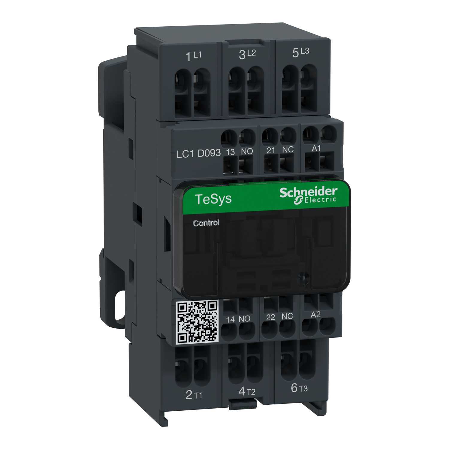 Schneider Electric - LC1D093P7 Kontaktor Fjær 9A 3P 230VAC