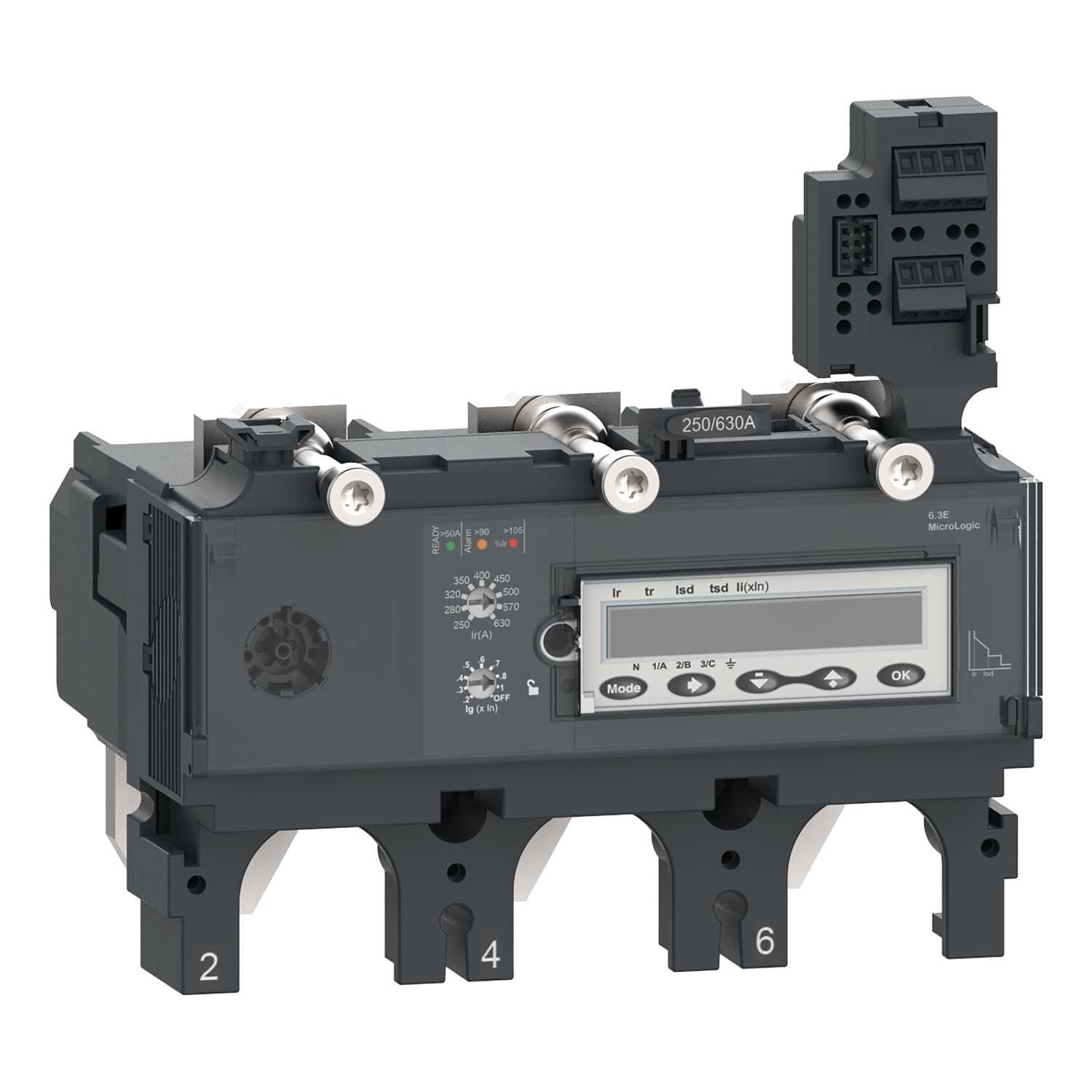 Schneider Electric - Elektronisk vern med energimåling for ComPacT NSX400/630-Micrologic 6.3 E 3P 400A