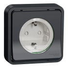 Schneider Electric - Mureva enkel stikk innfelt m/