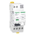 Schneider Electric - Acti 9 Active - Jordfeilautomat - 1pol + N - 10A C - 30mA A-SI type - I2=1,45