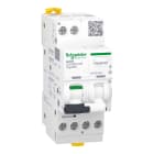 Schneider Electric - Acti 9 Active - Jordfeilautomat - 1pol + N - 25A C - 30mA A-SI type - I2=1,45