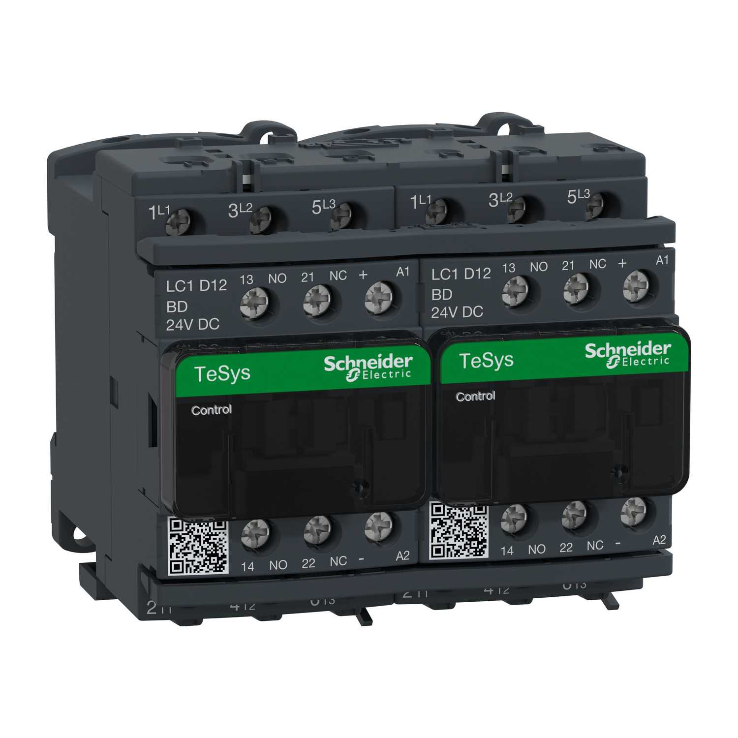 Schneider Electric - LC2D12BD Dreieretningv. 12A 24VDC
