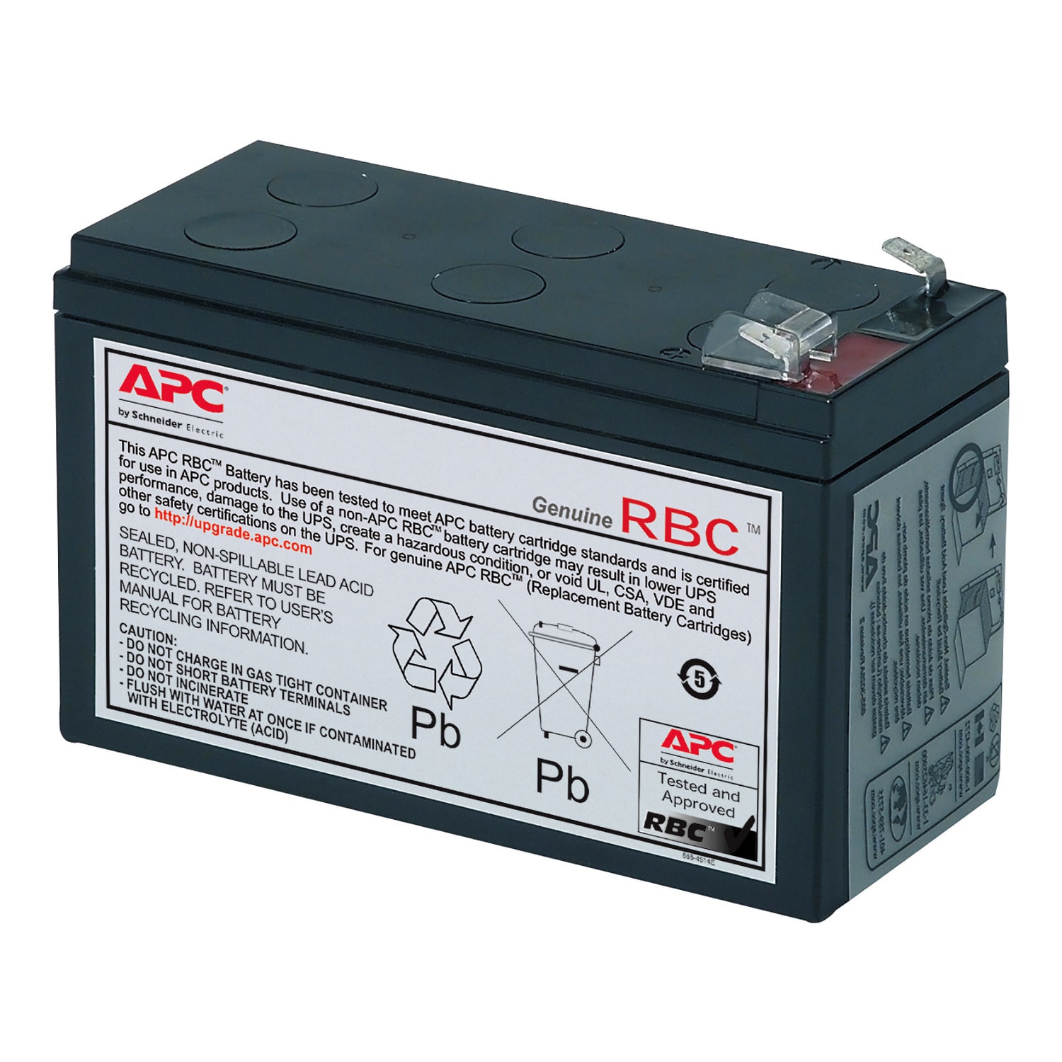 APC by Schneider Electric - APC Replacement Battery 12V-7A