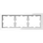 Schneider Electric - 3-hulls glassramme Crystal White
