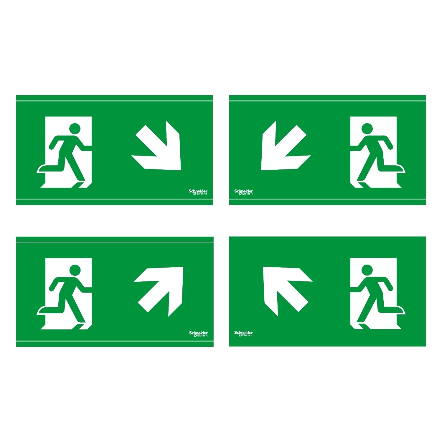 Schneider Electric - Exiway Smartbeam piktogramski Exiway Smartbeam innfelt mark