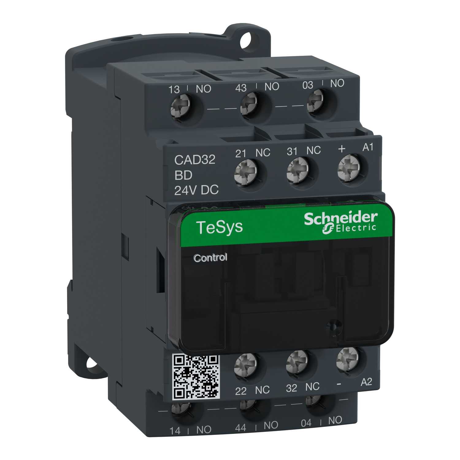 Schneider Electric - HJELPERELE 3SL+2BR CAD32BD  24V DC  TESYS