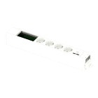 Schneider Electric - Modulær enhet - 4 x stikkontakt uttak + USB Type A og C + VDI - Hvitt