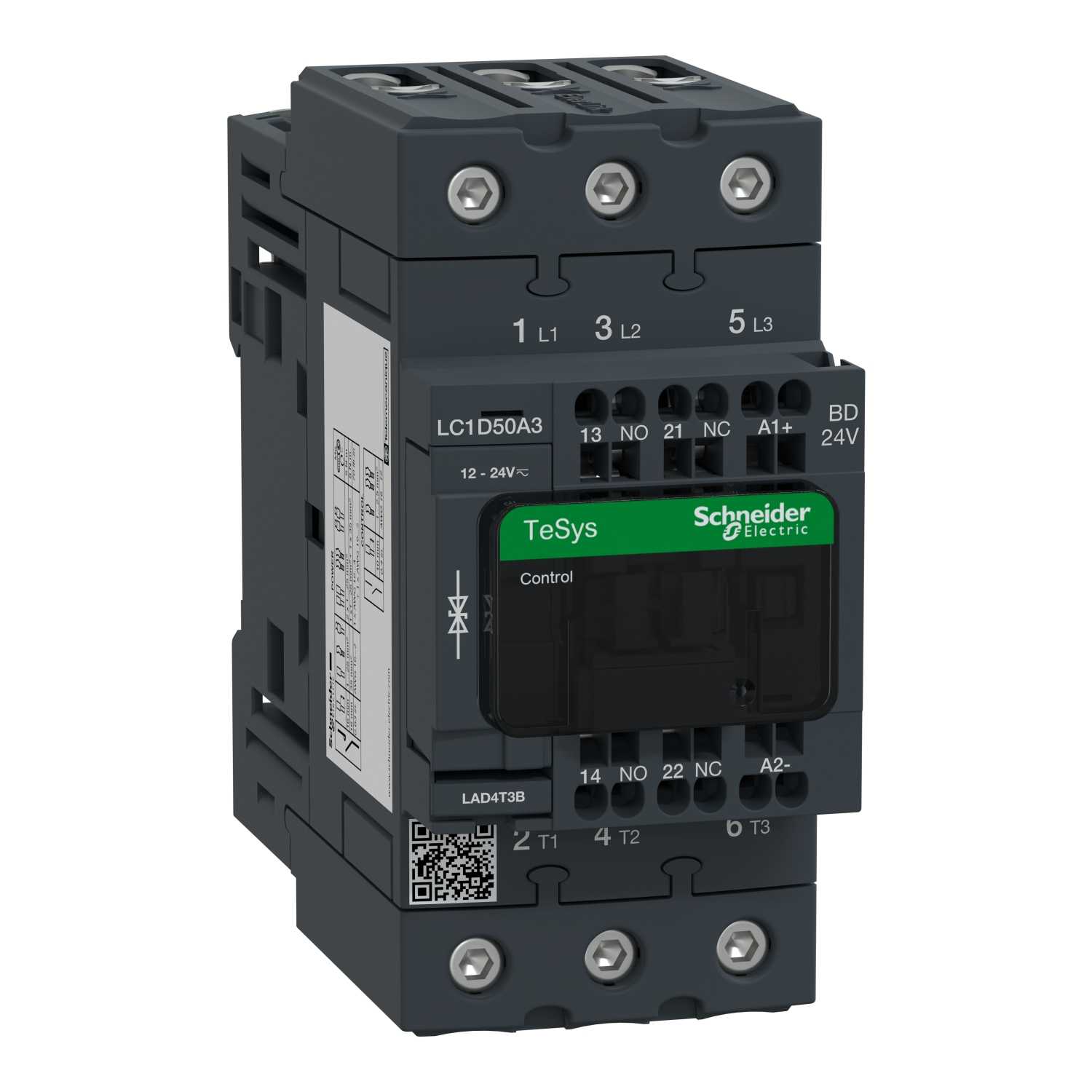 Schneider Electric - LC1D50A3BD Kontaktor 50AC3 Elink 24VDC fj
